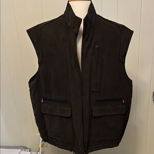 Cutter & Buck Reversible faux suede/quilted Men's Vest